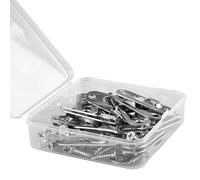 Bojueshaw 20set Picture Hangers,Screws Metal Fasteners,Picture Keyhole Hanging Plate,Keyhole Hanger Fasteners for Mirror Picture Frame