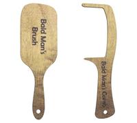 Bojueshaw 2PCS Bald Man Comb Joke Set - Humorous Gift for Balding Men, Prank Gift with Eco-Friendly Materials for Fun Gifting