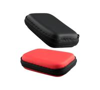 Bojueshaw 2pcs Card Game Storage Case,Waterproof & Portable Holder Box for UNO,Tarot,Poker & Trading Cards(Black& Red)