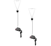 Bojueshaw 2pcs Door Hanging Cat Toy,Interactive Cat Toy Mice,Cats Feather Self Play Hanging Door,Mouse Teaser Toys for Indoor Cat Kitten