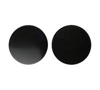 Bojueshaw 2Pcs Dual-Sided Gliding Discs,Core Sliders,Ultimate Core Trainer for Full Body Workout on Carpet & Hard Floors,Home Gym Core Trainer(Black)