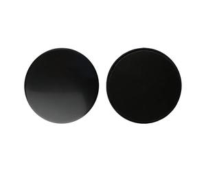Bojueshaw 2Pcs Dual-Sided Gliding Discs,Core Sliders,Ultimate Core Trainer for Full Body Workout on Carpet & Hard Floors,Home Gym Core Trainer(Black)