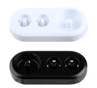 Bojueshaw 2PCS Electric Toothbrush Head Holder Stand - Durable and Sturdy Toothbrush Rack for Bathroom Counter, Travel, and Outdoor Use - Compatible with Most Electric Toothbrush Heads