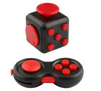 Bojueshaw 2pcs Fidget Toy Set,ADHD Stress Anxiety Relief Toy,Fidget Pad,Finger Toy Office Classroom Toy Gift for ADD,ADHD,Autism
