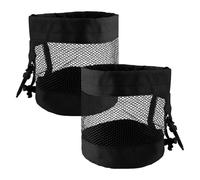 Bojueshaw 2pcs Golf Ball Storage Bags,Drawstring Mesh Pouches,Portable Sports Organiser for Golf,Tennis,Badminton,Ping Pong Balls