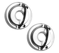 Bojueshaw 2pcs M14 Thread Self Locking Plate,Stainless Steel M14 Quick Release Pressure Plate Thread Flange Nut for Angle Grinder Fitting Part