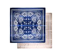 Bojueshaw 2pcs Silk Square Scarves for Women,90cm Fashion Satin Headscarves,Soft Lightweight Neck Decoration for Casual or Formal Outfits