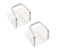 Bojueshaw 2pcs Stainless Steel Sponge Holder,Rustproof Sink Caddy Organizer,Quick-Drying Dish Sponge Rack for Kitchen & Bathroom