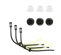 Bojueshaw 3 Sets Strimmer Fuel Line Kit,Universal Replacement Hose Tubing with Rubber Plugs+Oil Bubbles,for Brush Cutter Trimmer Mower Hedge Trimmer