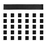 Bojueshaw 30pcs Soft Disposable Spa Headbands,Adjustable Hook and Loop Fastener Hair Bands for Women Girls Salons Face Washing Makeup Shower Beauty Treatments(Black)