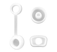 Bojueshaw 3Pcs Silicone Spill Proof Stopper Kit for Stanley Cup 1.0,Includes 2 Straw Covers,Square & Round Leak Stoppers