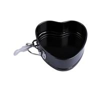 Bojueshaw 4-Inch Heart-Shaped Springform Cake Tin,Non-Stick Carbon Steel Baking Pan with Removable Base for Cheesecakes,Sponges & Desserts
