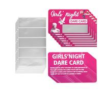 Bojueshaw 40pcs Hen Do Scratch Off Dare Cards,Hilarious Bachelorette Party Game Kit,Cheeky Girls' Night Out Fun & Keepsake