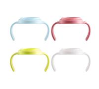 Bojueshaw 4Pcs Baby Bottle Handles,PP Plastic Grips for Wide Neck Bottles,Replacement Handle Accessories for Infants,Toddlers