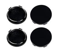 Bojueshaw 4PCS Hub Centre Caps,Universal Wheel Center Caps with Alloy Steel Ring,Wheel Trims for VW,Audi & Other 60mm Rims(OD 60mm ID 56mm)