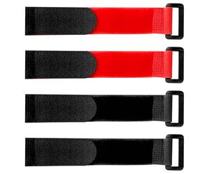 Bojueshaw 4pcs Rooster Collar,No-Crow Chickens Collar,Anti Noise Nylon Neck Belt,Adjustable Cock Collar for Pet Chickens(Black,Red)
