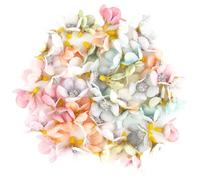 Bojueshaw 50pcs Mini Silk Daisy Flower Heads,Multicolor Artificial Flowers for DIY Crafts, Wedding Decor,Wreaths & Home Decoration