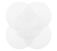 Bojueshaw 5pcs Silicone Steamer Liners,Round Non-Stick Mats for Dumplings,Buns,Bread,Dim Sum,Reusable Steaming Paper(20cm)