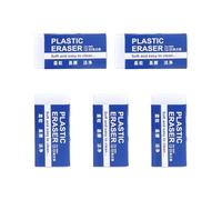 Bojueshaw 5pcs White PVC Pencil Erasers,Classic 2B Pencil Erasers,Student Drawing Tool for School, Office, Kids, Adults,Art Sketches Paintings