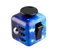 Bojueshaw 6-Sided Stress Relief Sensory Toy for Anxiety,ADHD,Focus,Portable Finger Cube Toy for Office,Classroom,and Home(Sky purple)