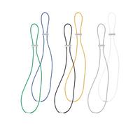 Bojueshaw 6pcs Adjustable Trash Can Bands,Rubber Bands for Securing Garbage Bags,Multi-Purpose Elastic Bands for Kitchen,Office,Home Use