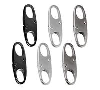 Bojueshaw 6pcs Anti-Theft Zipper Clips,Small Zip Puller Locks,Double Opening S Hook Locks for Backpacks,Luggage,Camping Gear & Travel Accessories