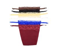 Bojueshaw 6pcs Lady Lace Clip-on Mock Camisole Bra,Anti Peeping Invisible Cleavage Coverage,Modesty Panel Vest for Women & Grils Multicolor
