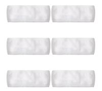 Bojueshaw 6pcs Spa Facial Headband,Adjustable Makeup Head Wraps,Microfibre Headband,Towel to Protect Hair and Head for Washing,Baths and Sport