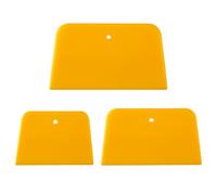 Bojueshaw 6pcs Ultra Soft Trapezoid Squeegee Set,Car Body Filler Spreaders,Flexible Plastic Scraper Tools for Car Window Tinting,DIY & Repair