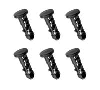 Bojueshaw 6Pcs Wheelie Bin Hinge Pins,Black Plastic Replacement Pins,Dustbin Lid Latches Accessories for 120L/240L Wheeled Bins