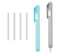 Bojueshaw 8PCS Automatic Eraser Pen for Drawing and Writing - Easy to Use, Retractable Art and Sketch Eraser, Ideal for Students and Desk Use