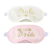 Bojueshaw 8pcs Bride Sleep Eye Masks,Adjustable Bridesmaids Sleep Mask,Soft Eye Masks for Wedding Bachelorette Hen Party Gift