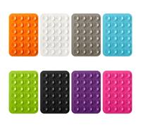 Bojueshaw 8pcs Silicone Suction Phone Holder,Phone Sticky Pad Grip,Mini Anti-slip Suction Cup Phone Holder,Phone Accessory Holder Mat