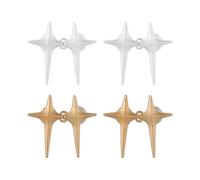 Bojueshaw 8pcs Star Waist Tightener Clip,Adjustable No-Sew Jeans Button Reducers for Pants,Skirts & Sleeves