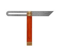 Bojueshaw Adjustable Carpentry T-Bevel Square,360°Sliding Angle Gauge with Hardwood Handle for Woodworking,Carpentry & DIY Projects