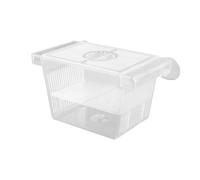 Bojueshaw Aquarium Fish Breeding Box,Acrylic Fish Hatching Incubator Box,Transparent Double-Layer Isolation Tank for Shrimp & Betta(12.6 * 7 * 7cm)