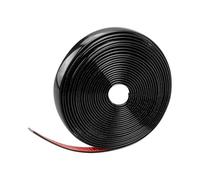Bojueshaw Black Chrome Car Trim Strip,Bumper Sticker,Self-Adhesive Edge Protection for Doors & Windows(18mm x 5m)