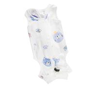 Bojueshaw Cat Surgery Recovery Suit,Baby Cat Cotton Onesie Post Surgery,Cat Body Suits,Abdominal Wound Skin Diseases Suit for Cat(Colorful Cat)