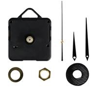 Bojueshaw Clock Movement, Silent Mechanism, High Torque, Wall Mount, Black, Small to Medium