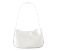 Bojueshaw Elegant Shoulder Bag,Shoulder Underarm Bag,Fashionable Handbag,Cute Mini with Zipper Closure Shoulder Bag for Girls Women Party Birthdays(White)