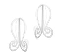 Bojueshaw Foldable Wigs Stand,Collapsible Wig Holder,Portable Detachable Wig Head Support for Display,Drying & Storage(White)