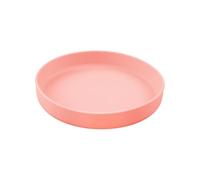 Bojueshaw Food Silicone Feeding Bowl,Flat Cat Bowls,Non-Slip Drinking Bowl,Wide for Dry Food and Wet Food(Pink)