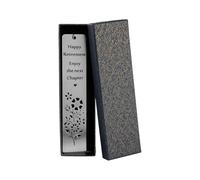Bojueshaw Happy Retirement Bookmark,Personalized Stainless Steel Bookmark for Retirees,Enjoy The Next Chapter Gift for Men,Women,Teachers,Coworkers,and Book Lovers