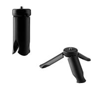 Bojueshaw Mini Desktop Tripod Stand,1/4" Threaded,Portable Tabletop Camera Mount,Tripod Base for Small Digital Devices and Action Cameras(Black)