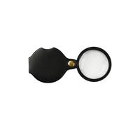 Bojueshaw Mini Pocket Magnifier,8X Magnifying Glass with Foldable PU Leather Cover,Portable Handheld Lens for Reading,Hobbies,and Travel(70mm Lens)