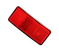 Bojueshaw Motorcycle Safety Reflectors,Red Rectangular Screw-Mount Reflectors for Safety Caution Warning,Bike Bicycles Night Riding