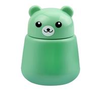 Bojueshaw Pill Crusher,Lovely Bear Shape Pill Grinders,Pill Crusher,Portable Grinder Container Storage Box for Tablets,Medicine(Green)