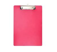 Bojueshaw Plastic Lightweight Clipboard with Low Profile Clip,A4 Letter Size Writing Pad for Office School Home Restaurant(Red)