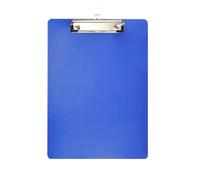Bojueshaw Plastic Lightweight Clipboard with Low Profile Clip,A4 Letter Size Writing Pad for Office School Home Restaurant(Blue)