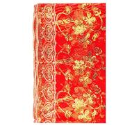 Bojueshaw Sequin Shawl Wrap Scarf,Chic Floral Shawl Scarf,Thin Vintage Floral Wraps for Women Evening Party Wedding Party Dresses(Red)